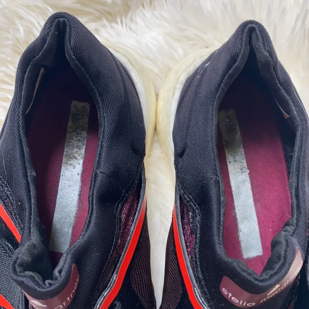 Adidas by Stella McCartney Black Red Purple Tennis Shoes Size 7.5